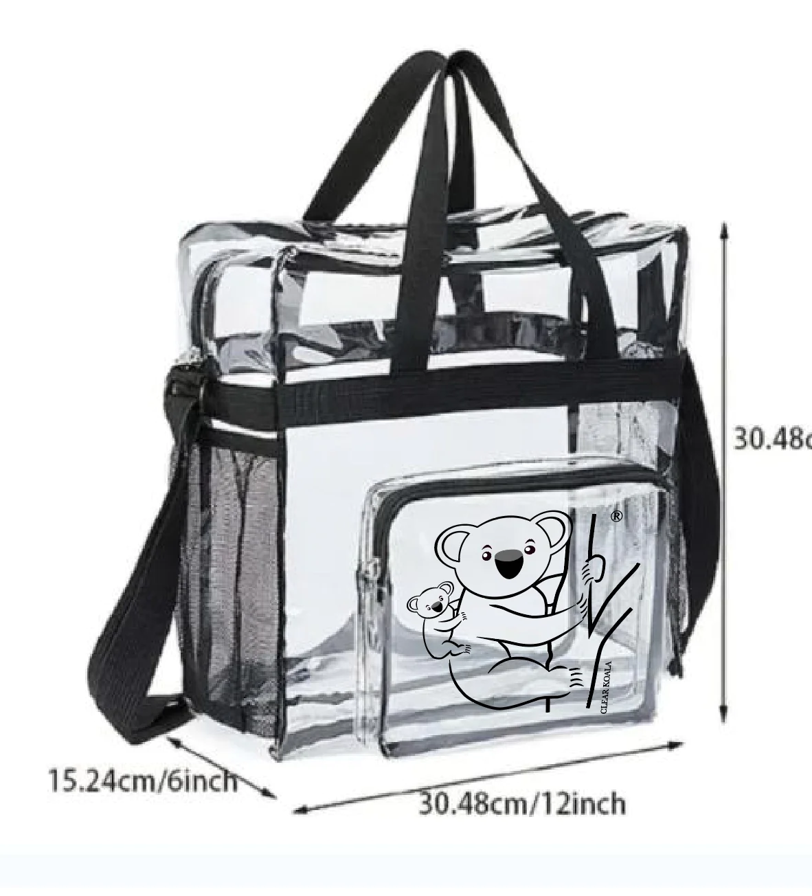 School lunch Bag Clear Koala