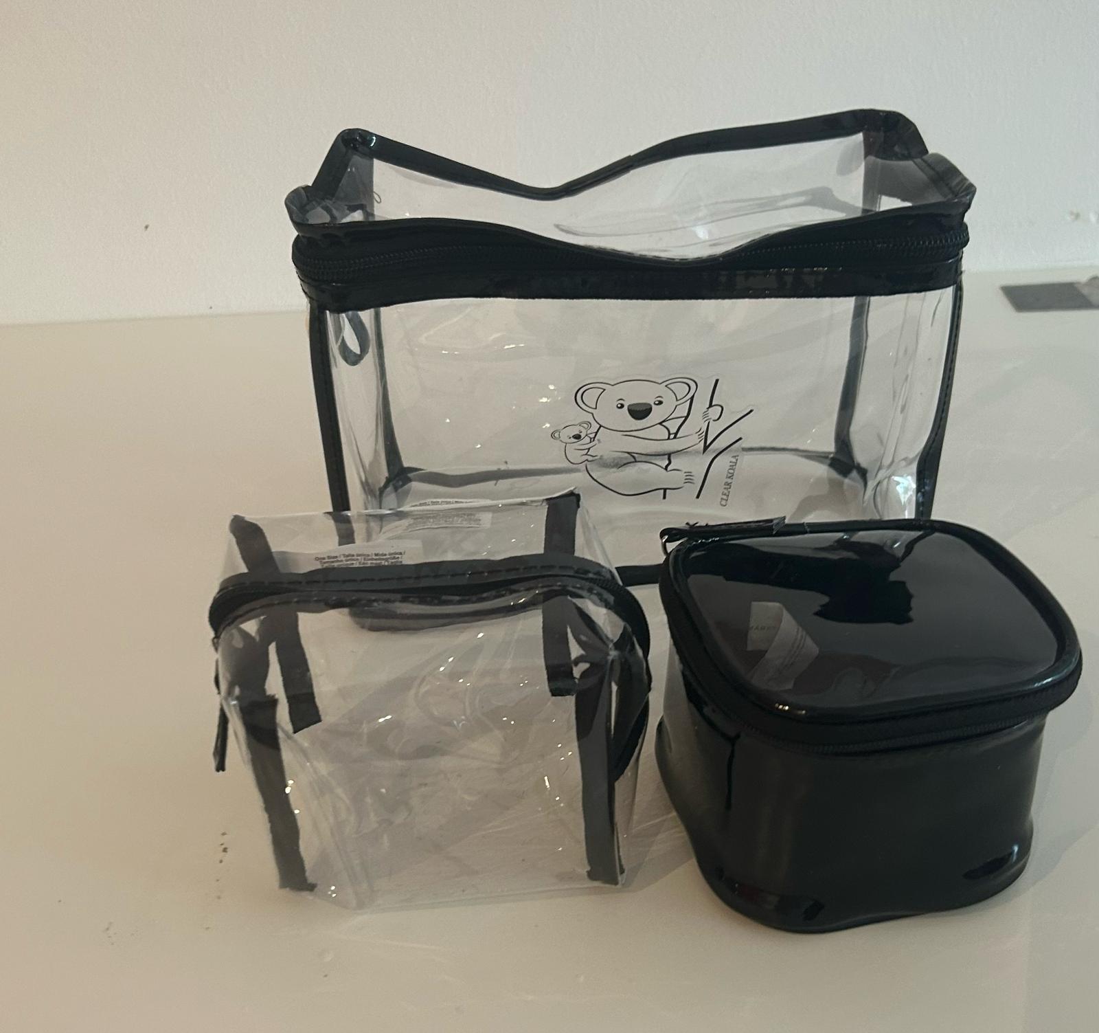 Transparent beauty case for your travels your business trips for the enterprising children 